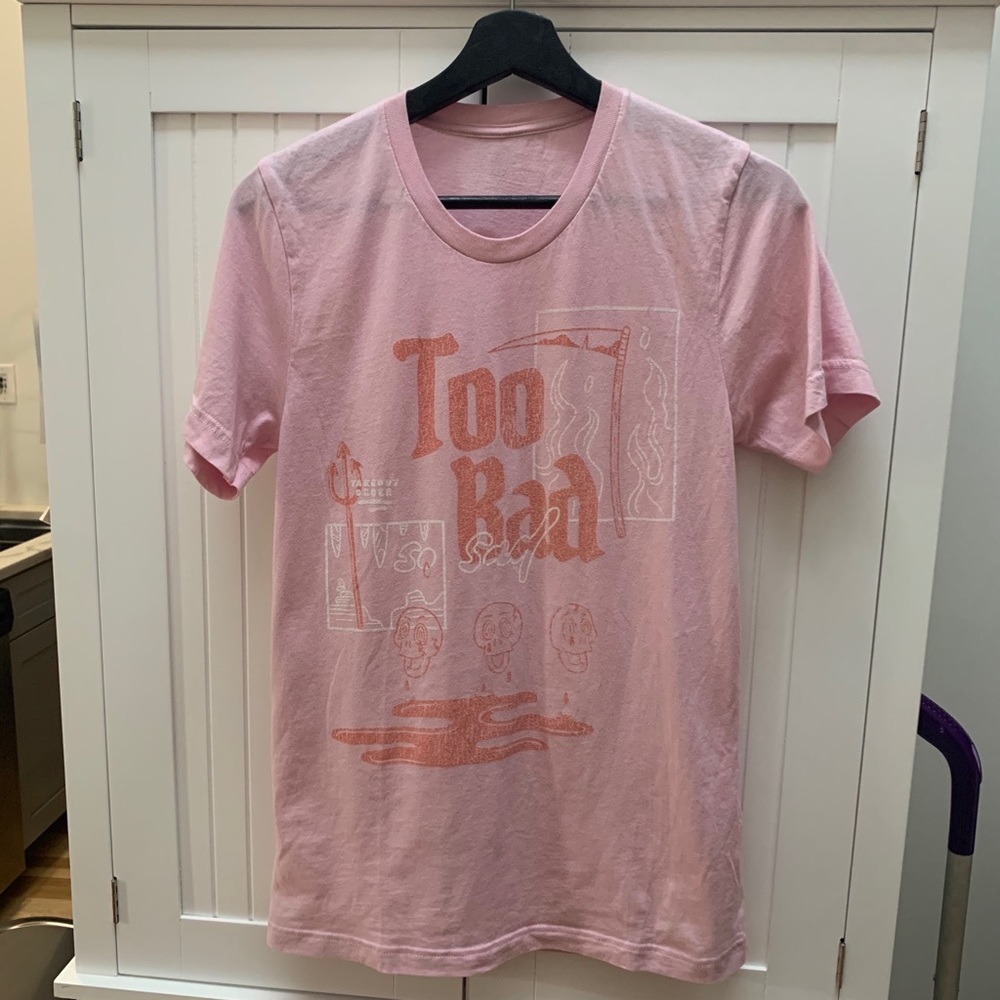 THRIFTED ‘TOO BAD’ GRAPHIC TEE